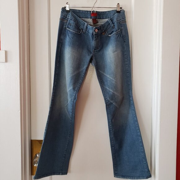 Forever 21 women's bootcut flare low rise jeans light wash size 11 - Picture 1 of 10